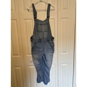Level 99 Ladies 30 Bib Blue Jean Overalls Country Girl Ranchwear Distressed